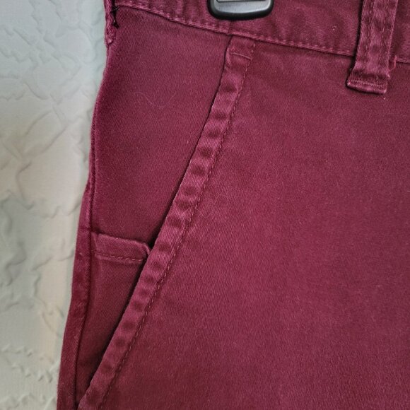 PacSun Red Straight Leg Pants Classic Design - Picture 5 of 8